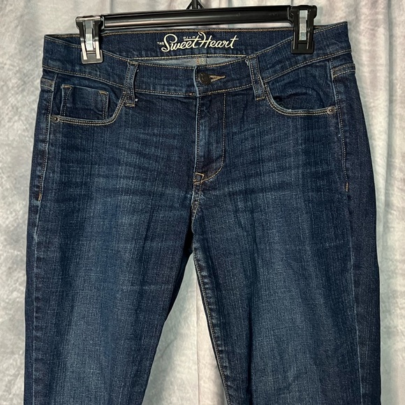 Old Navy The Sweetheart Boot Cut Dark Authentic Wash Jeans - size 4 - Picture 2 of 9